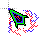 Loopingplasma Green RH cursor