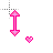 Vertical resize cursor