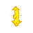 Vertical resize cursor
