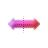 Rainbow Hor Resize Transp cursor