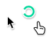 Black 2020 Teal Edit Cursors preview