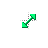 Green Diagonal 2 cursor