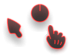 red transparent Cursors cursor preview