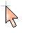 Orange Glitter cursor