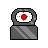 Red circular dot cursor