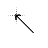 diagonal 1 knife cursor
