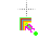 Rainbow Tiny Shooter Cursor cursor