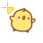 Yellow Kawaii Chicken Cursors preview