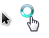 Dizzy Black Cursors preview