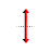 Vertical resize cursor