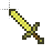 Minecraft's Gold Sword cursor