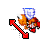 Red Koopa Troopa Diagonal 1 cursor