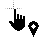 Windows 10 black and white replacements (Alternative Alignments) Cursors preview