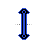 Vertical resize cursor