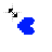 UNDERTALE Soul Cursor Diagonal 1 cursor