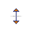 Vertical resize cursor