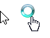 Blue Windows 10 Cursors preview