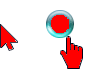 Red Windows 7 Aero Cursors preview