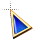 Right rainbow triangle stone cursor