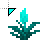 Radioactive Cyan Torchflower Minecraft cursor