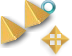 Golden Wedge Arrow Cursors preview