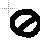 Bold black BLOCK cursor
