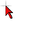 3D Blood Red cursor