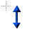 Vertical resize cursor
