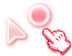 Red Neon Glass Cursors preview