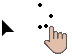 Metro X3 Bold Black Cursors cursor preview