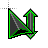 Vertical resize cursor