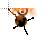 Guy on Fire cursor