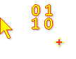 Binary Enchanced - Yellow & Black Shadow Cursors preview