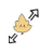 leaf diagonal resize left cursor