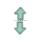 Vertical resize cursor