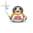 Porg & Light Saber Animated Star Wars cursor