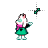 Ralsei (Deltarune) Diagonal Resize 2 cursor