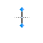 Vertical resize cursor