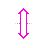Vertical resize cursor
