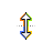 Vertical resize cursor
