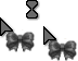 Black Bow Lazo Cursors preview