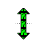 Vertical resize cursor