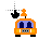 Orange car person cursor