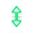 Vertical resize cursor