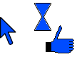 Yale Sapphire Royal Blue Cursors cursor preview