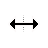 Horizontal resize cursor