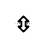 Vertical resize cursor
