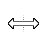 Horizontal resize cursor