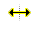 Horizontal resize cursor