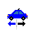 Horizontal resize cursor